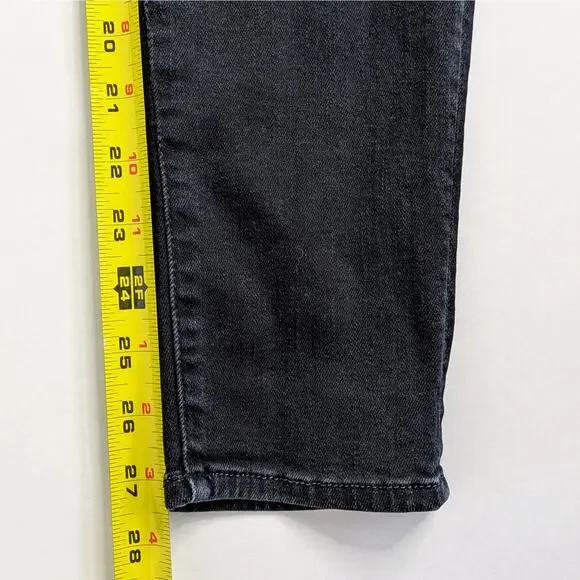 Mother Jeans Looker Womens 28 Charcoal Black Skinny High Waist Coffee Tea or Me - Picture 10 of 12